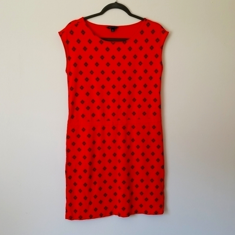 Tommy Hilfiger Red Sheath Dress Size Small